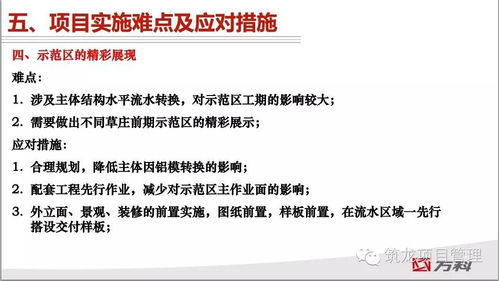 萬科工程項目管理策劃方案詳解